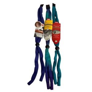 Chums Unisex Original Eyewear Retainer 3  Pack Purple Teal 1 Tie Dye New 0822